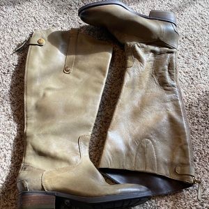 Sam Edelman knee boots wide calf. Army green